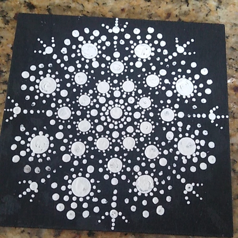 Hand Painted Mandala